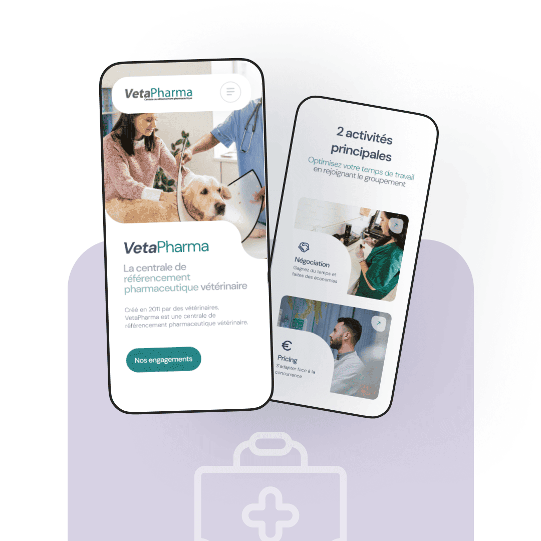 Site web responsive VetaPharma