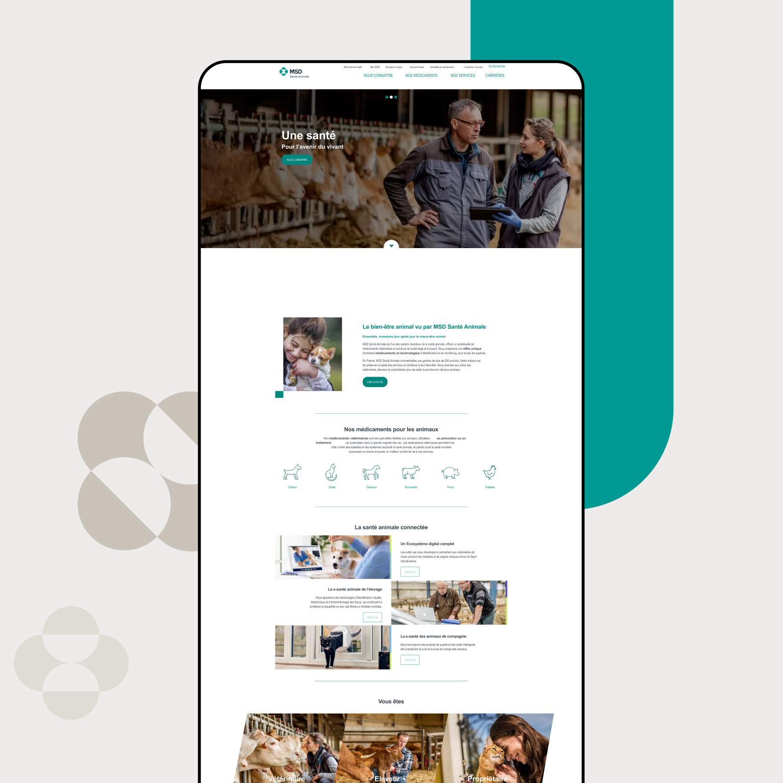 Site web MSD santé animale