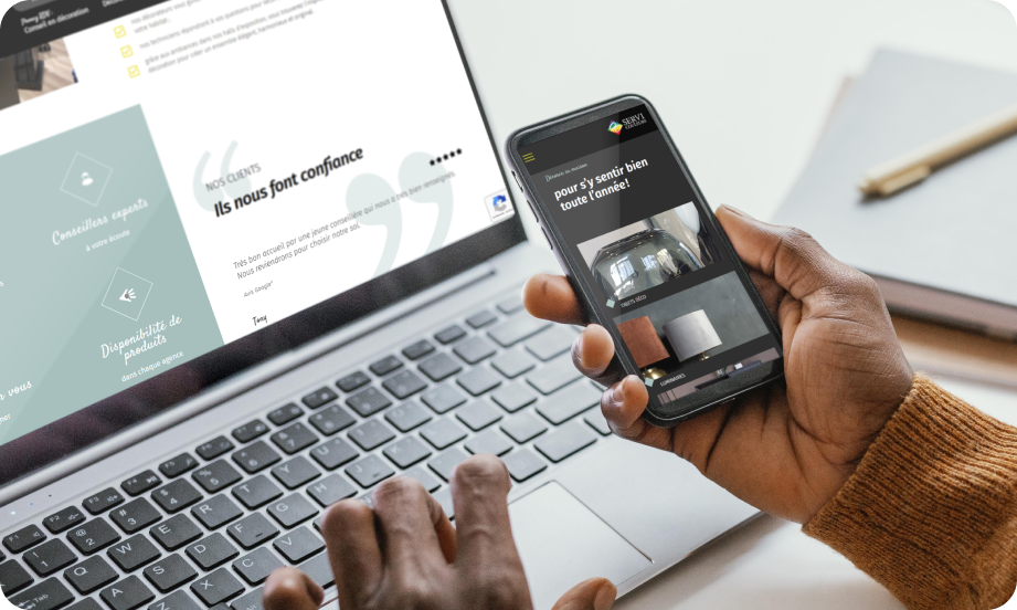 Mise en ligne Servi Couleurs
