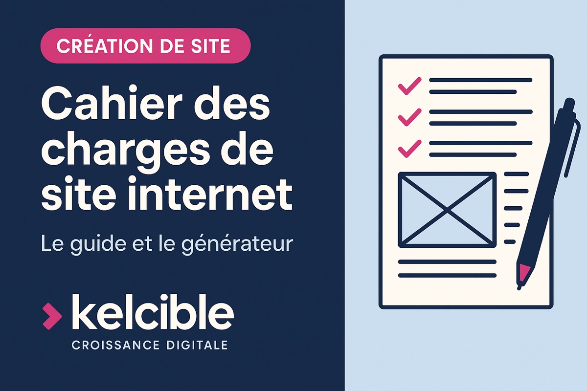 Cahier des charges de site internet : le guide et le générateur cahier des charges de site internet